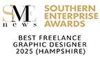 Best SME graphic Design Business SME 2023 south east award logo